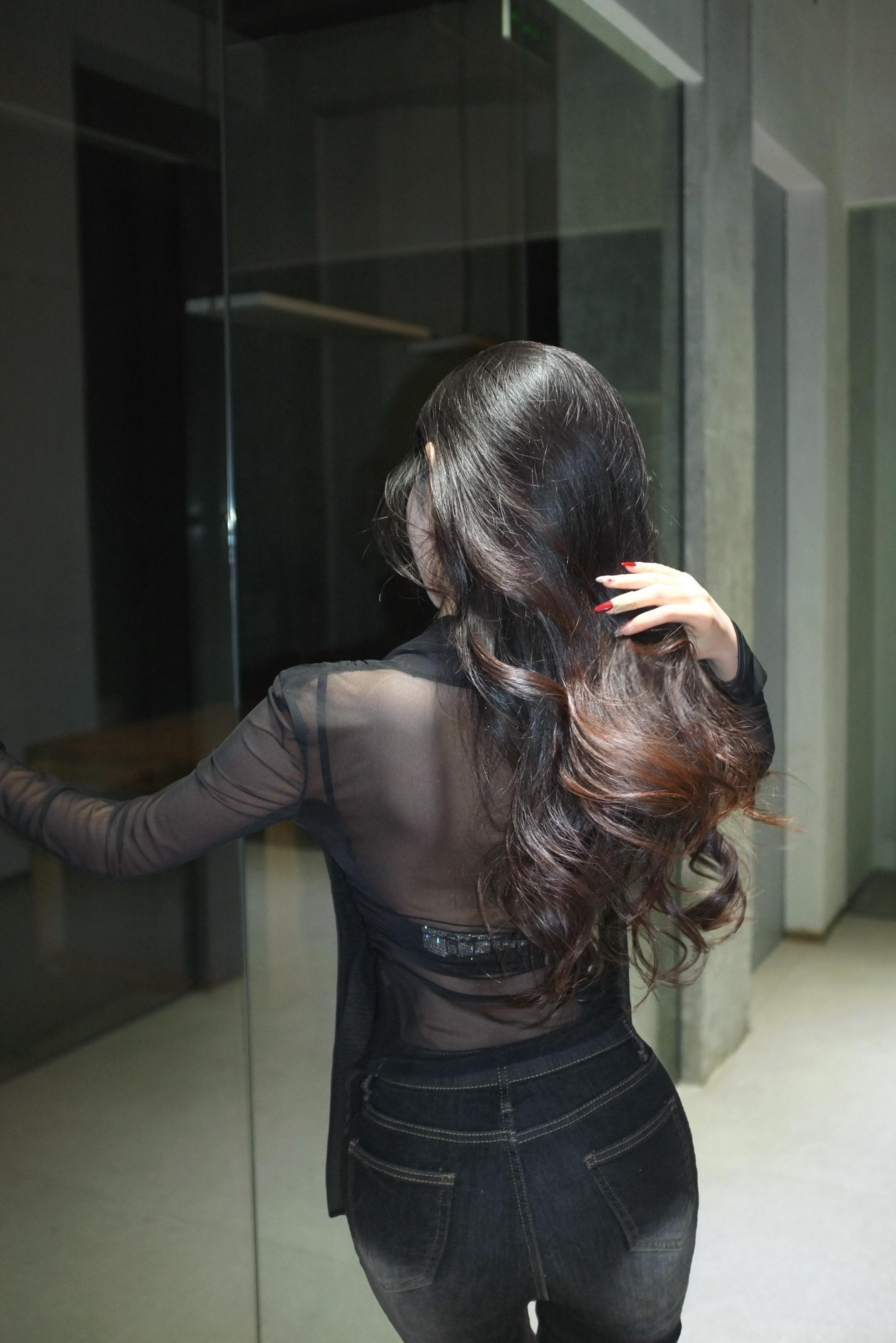 All black