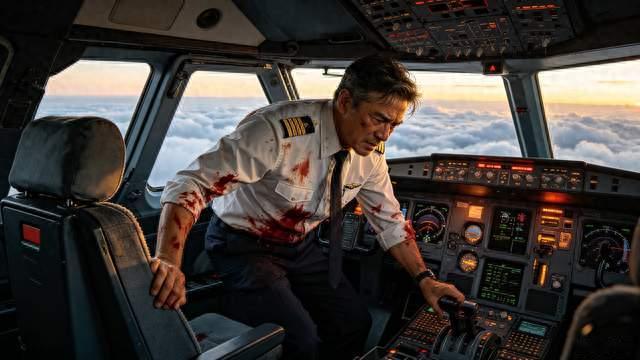 空中惊魂，迪拜航空机长遇刺负伤，拼尽全力打开驾驶舱门
