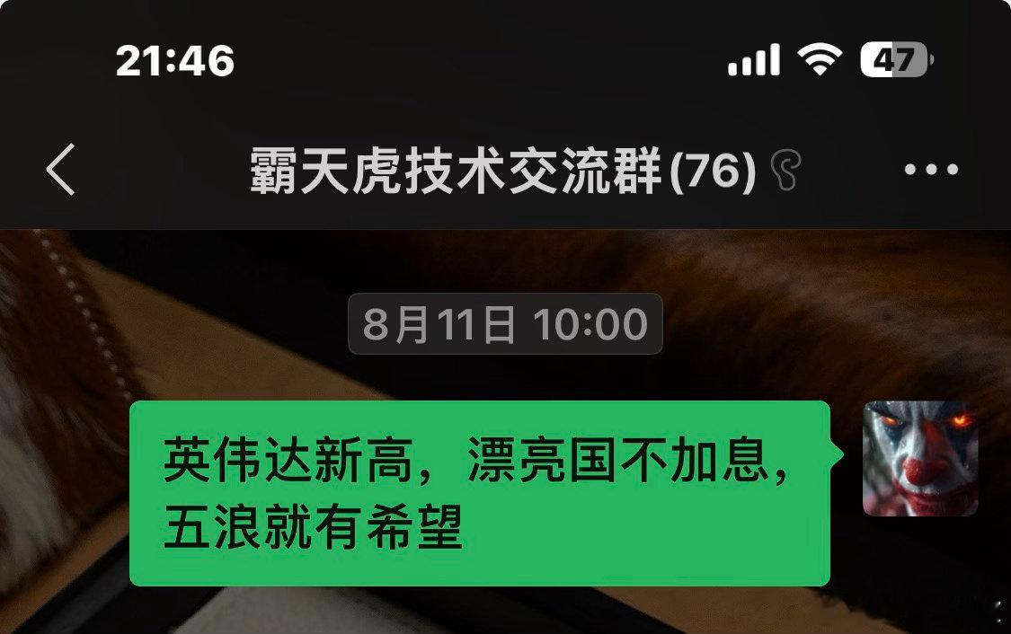 只要达子新高，漂亮国没有加息之前，我都保持谨慎乐观，跌下来我就会加仓，现在等待双