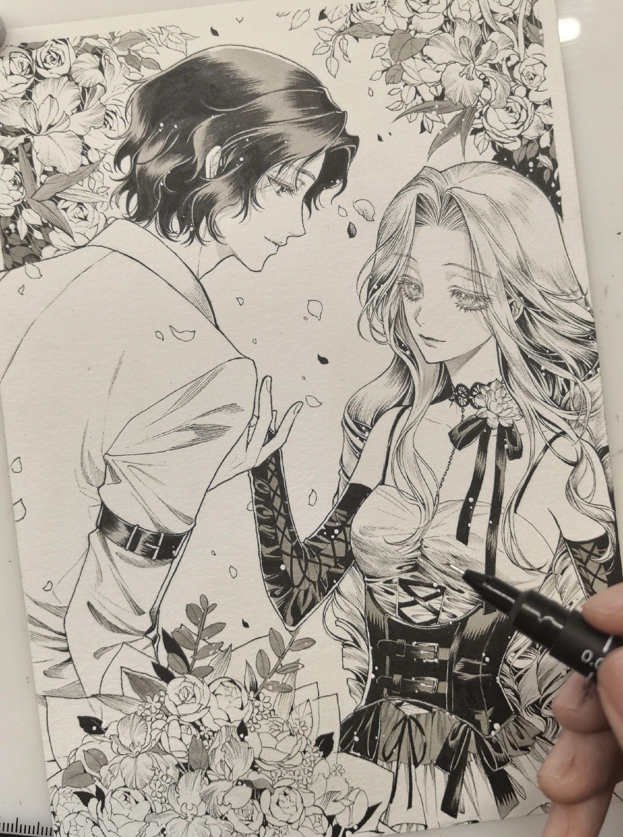 手绘 绘画🎨 手绘过程 画画 绘画过程