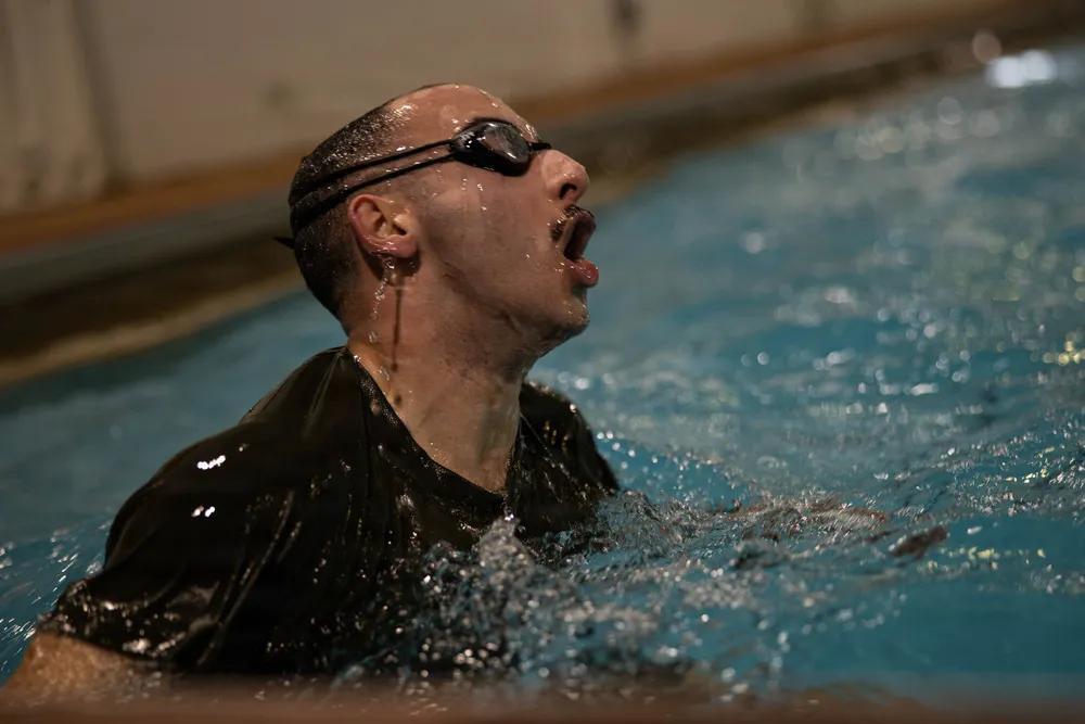 2026年1月30日，美国弗吉尼亚州昆蒂科海军陆战队基地，美国海军陆战队员参加水