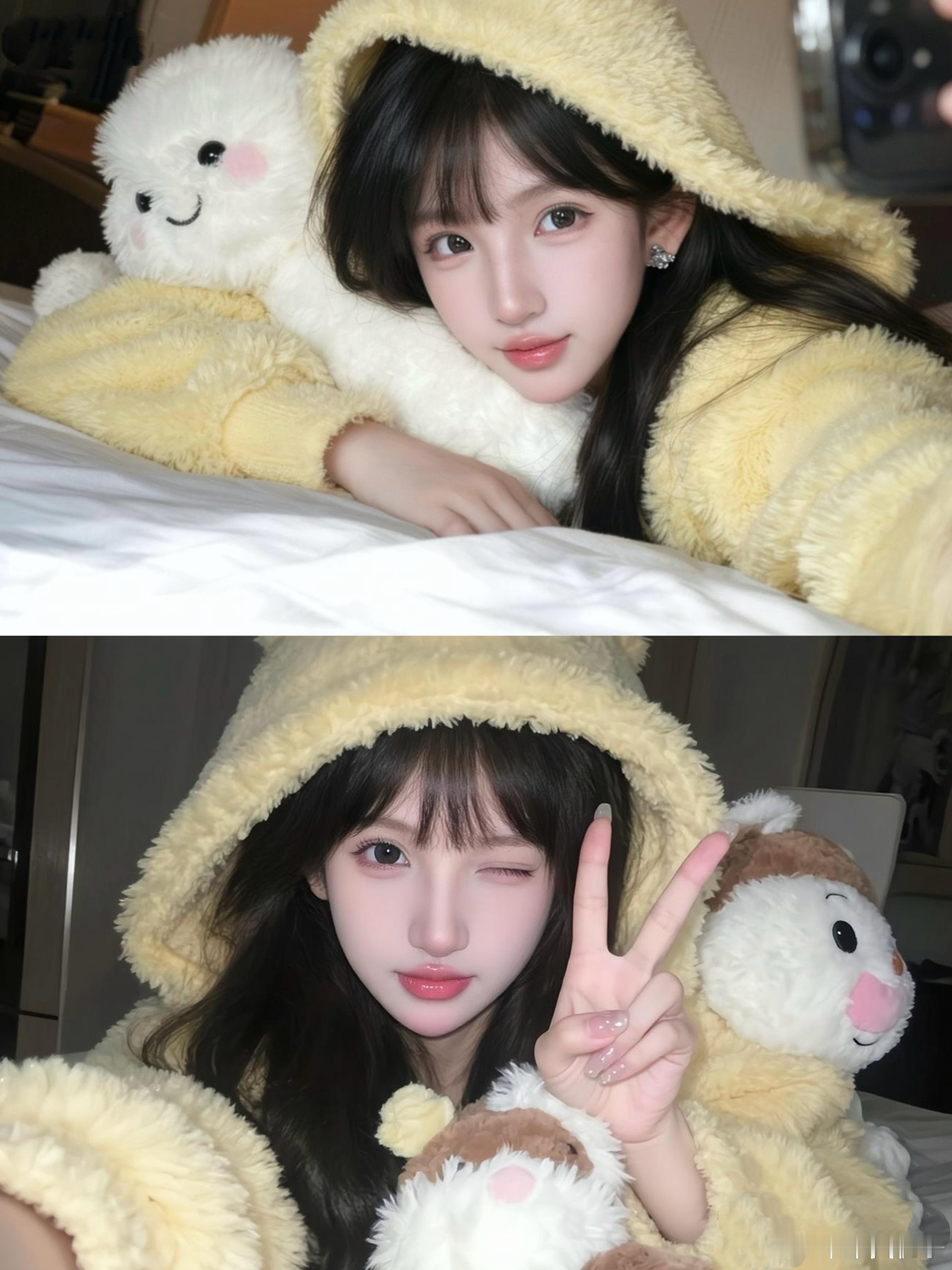 唉 卖萌被人打了 正好把我八字刘海打成齐刘海 萌萌哒 ต ᳐ ᷇ᵕ  ᷆ ᳐ต੭