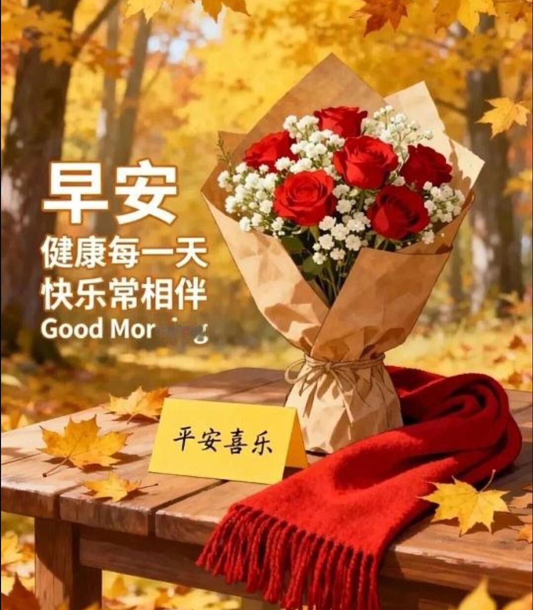 ☀️最好的晨光在窗外，最暖的问候在心间。感恩一见如故的缘分，珍爱一心牵挂的朋友。