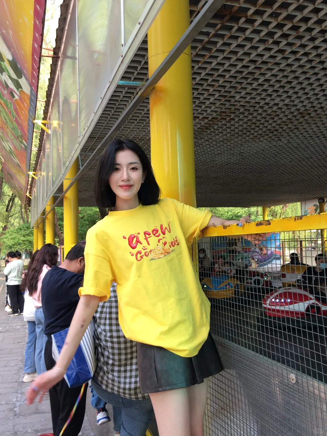 游乐园ootd｜🎠今天穿很乖🍟