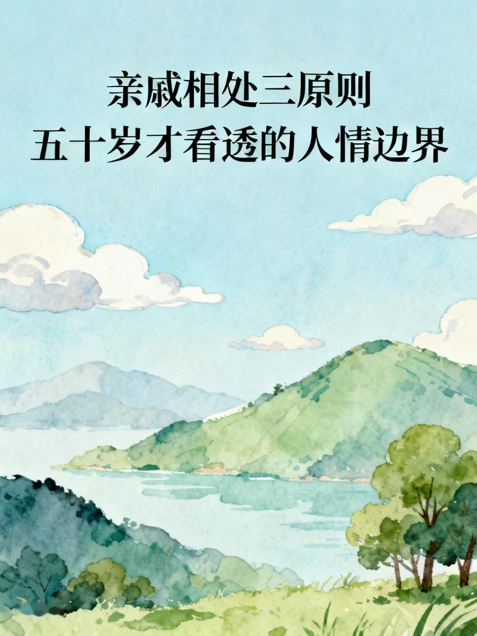 人到五十才看透：亲戚再亲，这三句话绝不能随口说

人到中年，走过人情冷暖才明白，