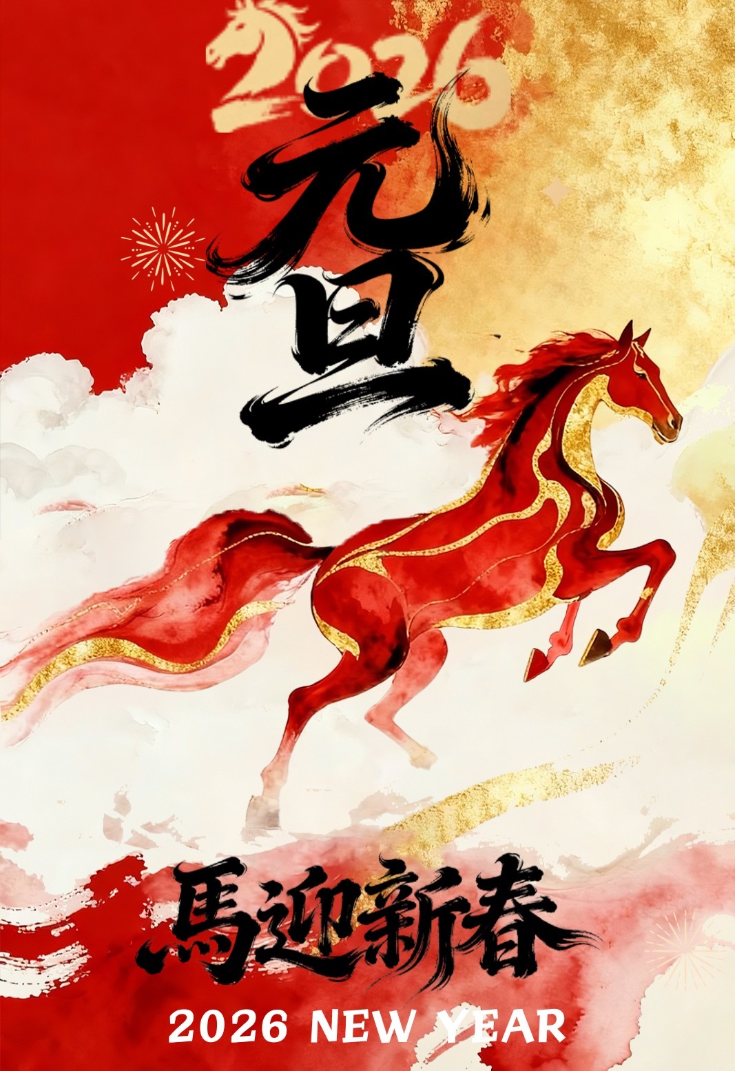 2026年祝福所有人❤️马年大吉，万事如意。龙马精神，岁岁顺意马到成功，前程万里