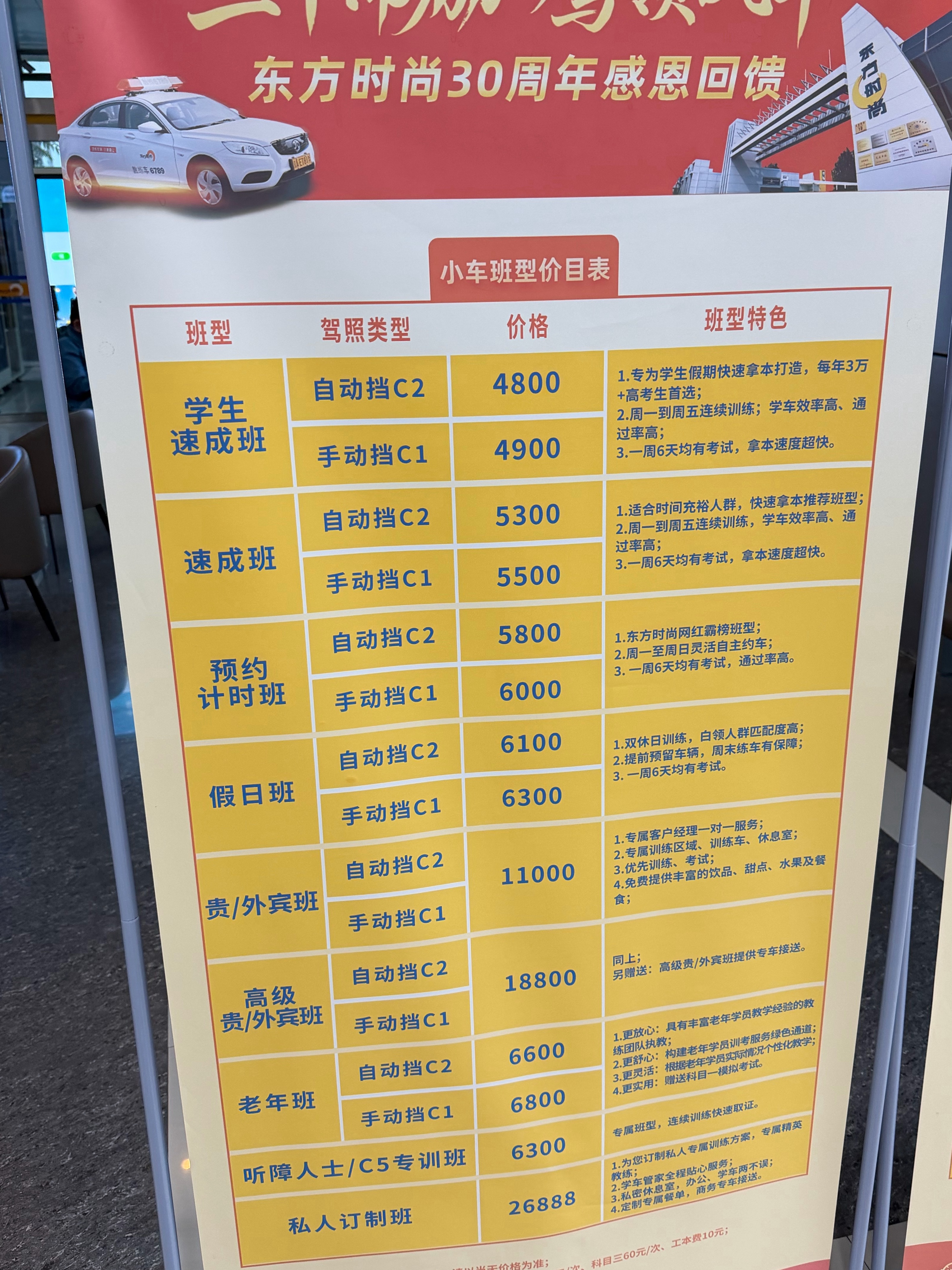 给我女朋友报了东方时尚的学车班，谁敢信快 50 的人了，还没有拿车本[裂开][裂