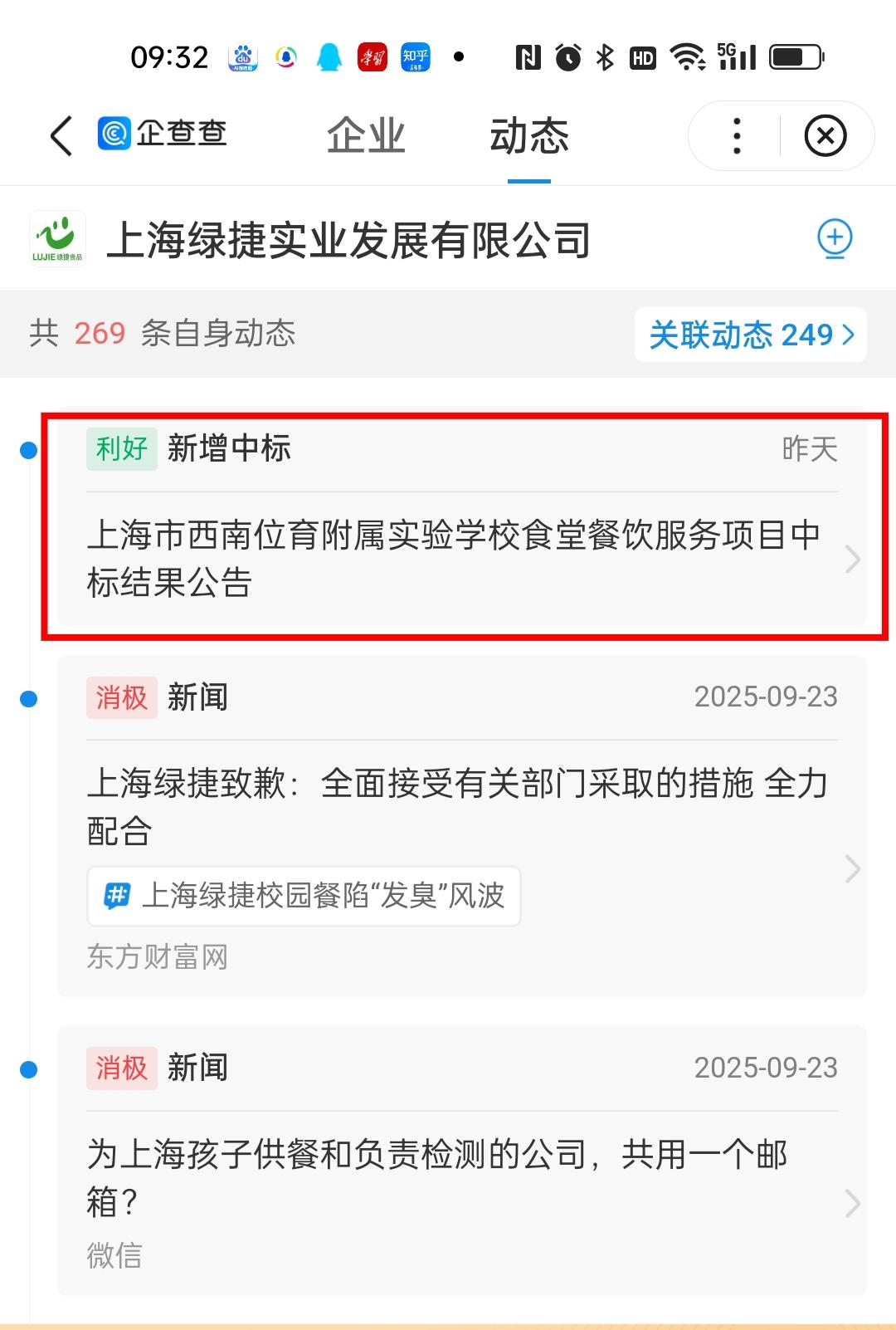 太讽刺了...
上海绿捷公司才被立案调查，结果就在昨天又公布有项目中标，又开始继
