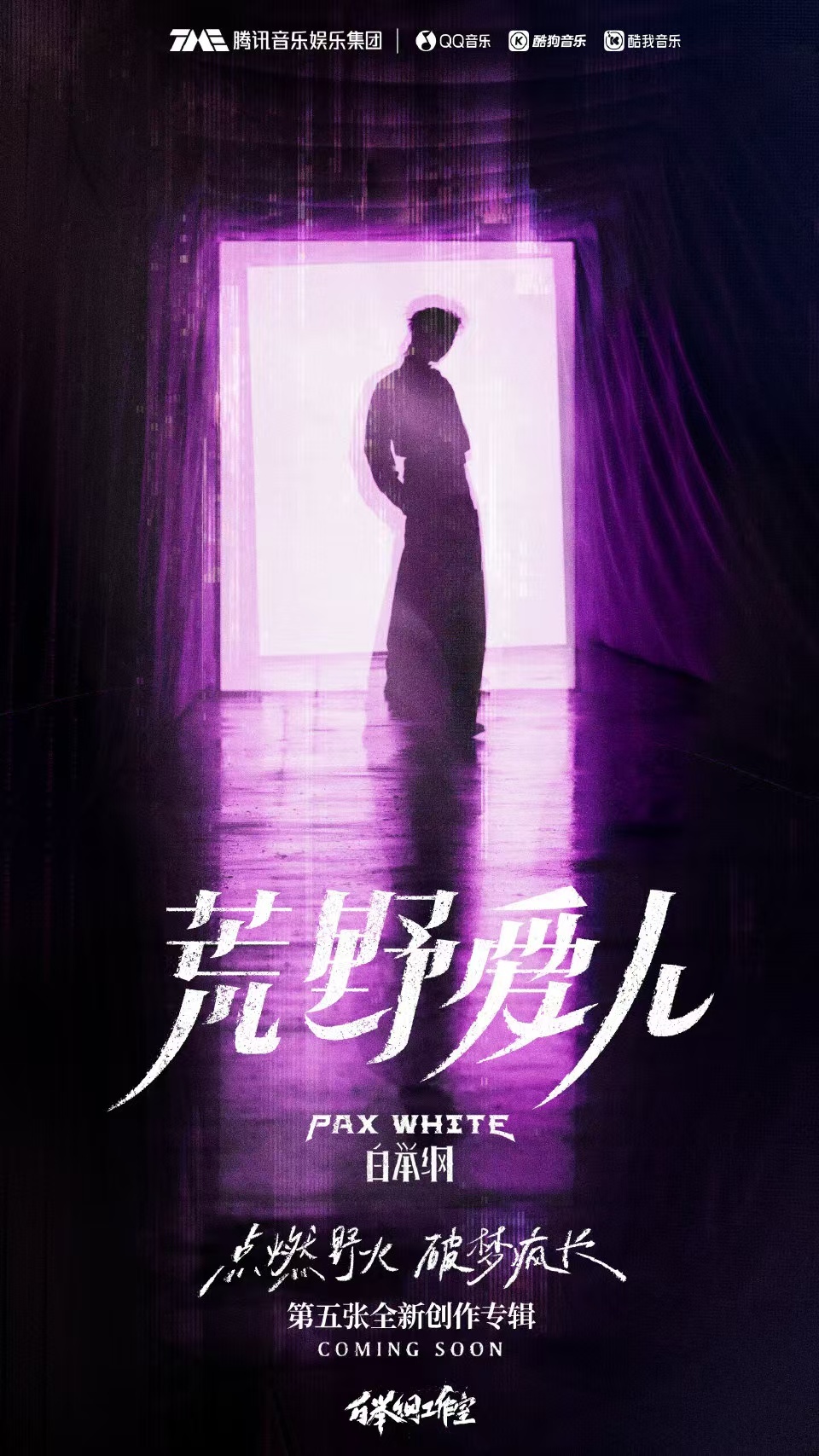 白举纲新专先行曲回下勾上 根本无法用语言来表达我现在激动的心情，白举纲新专《荒野