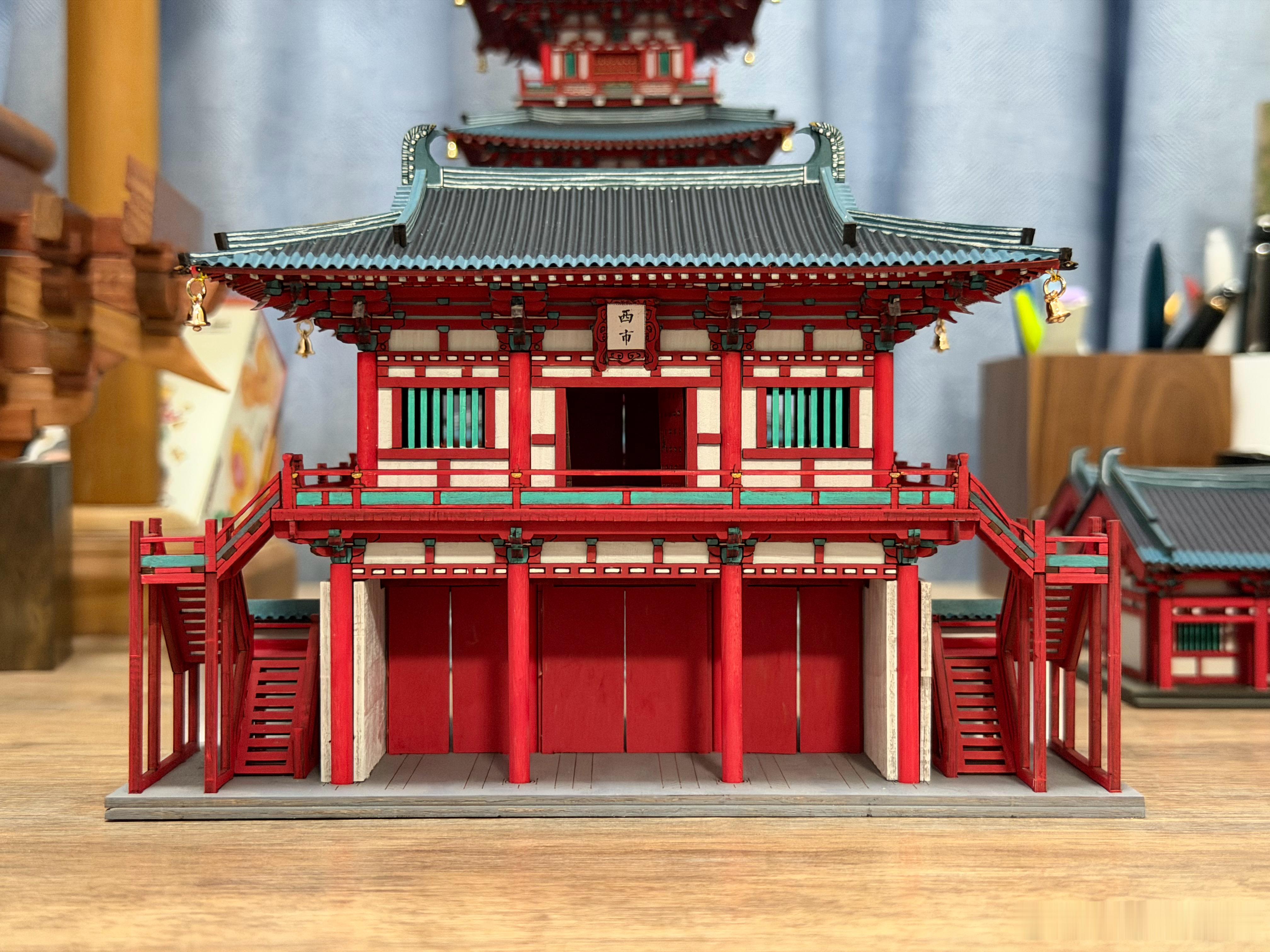 大唐西市，坊门 