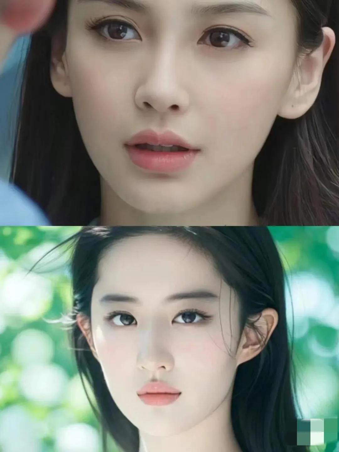 论性张力，我觉得是杨颖胜出，论耐看，我觉得是刘亦菲
都是大美女，只是菲菲美的一直