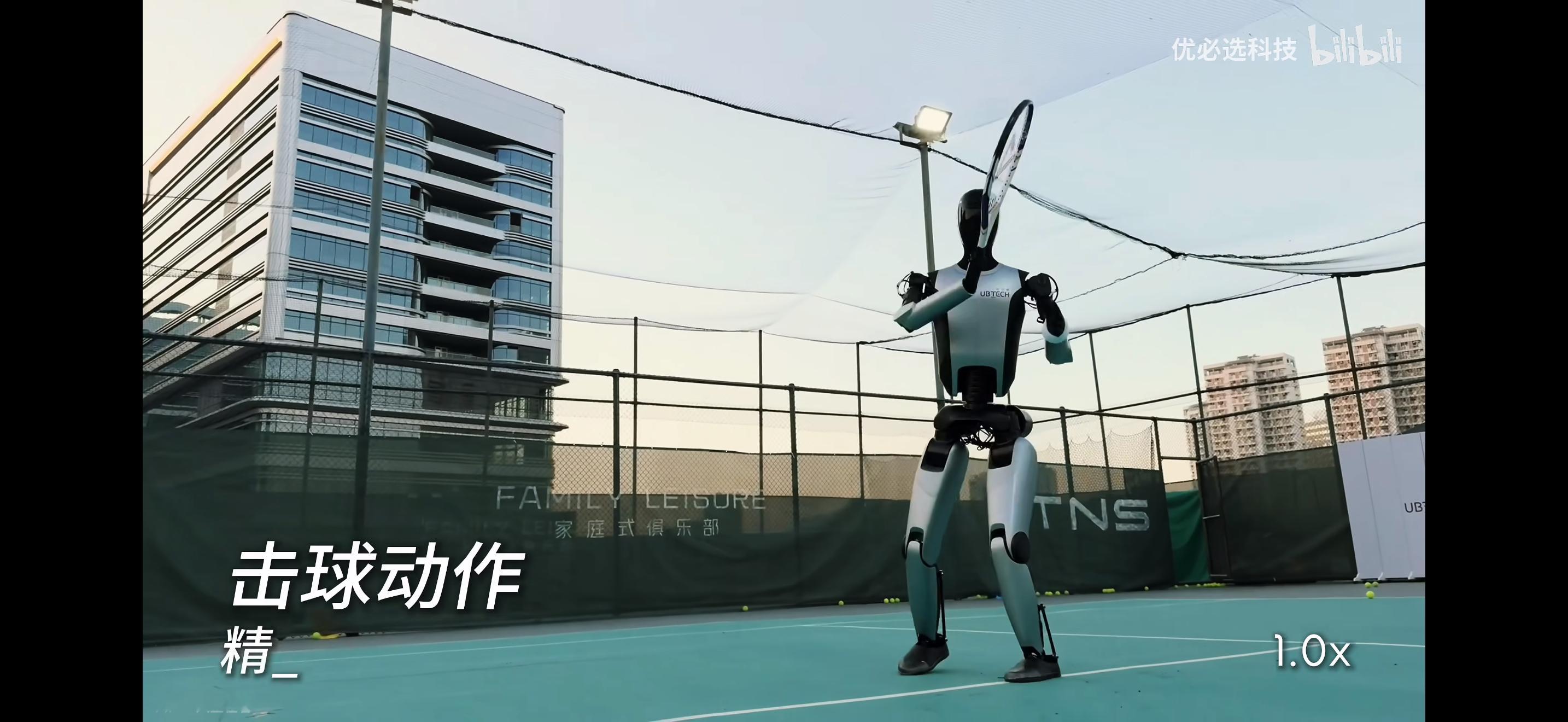 优必选机器人网球视频遭网友质疑  看了一下，确实有很强的剪辑痕迹。只要是机器人击