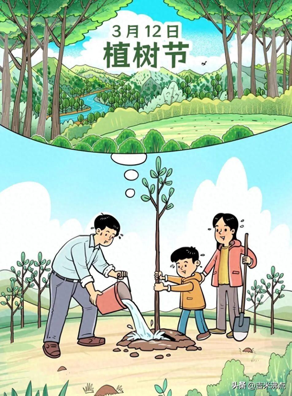 孙中山的绿色梦想，扎根中国大地，已经延续了百年。每年三月十二日，是中国的植树节。