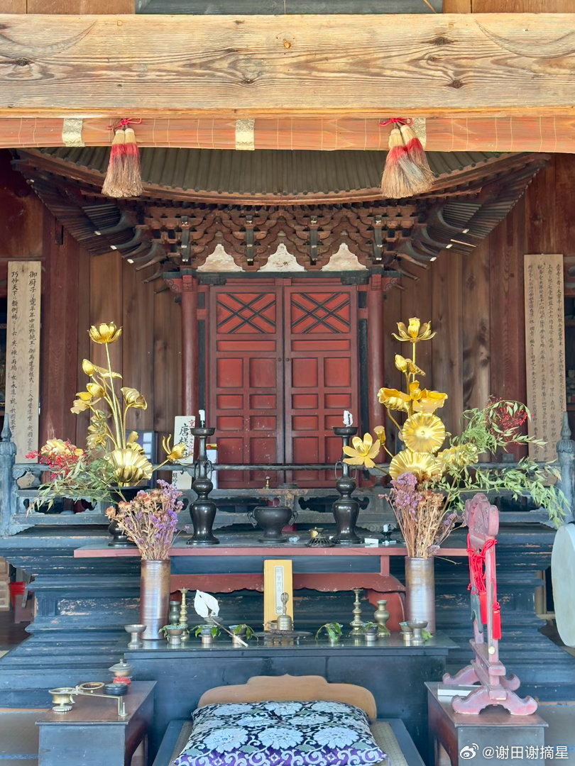 大法寺三重塔。日本国宝古建筑。长野县一乘山大法寺的历史可以上溯到8世纪，现存的国