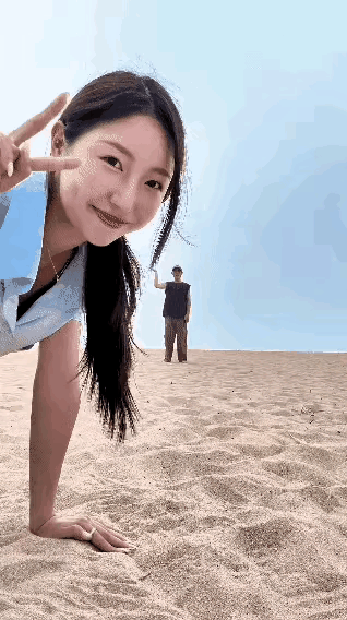 这张图片的内容就是女孩子把男孩子吃掉，然后从屁股里出来！是不是有点恶心？