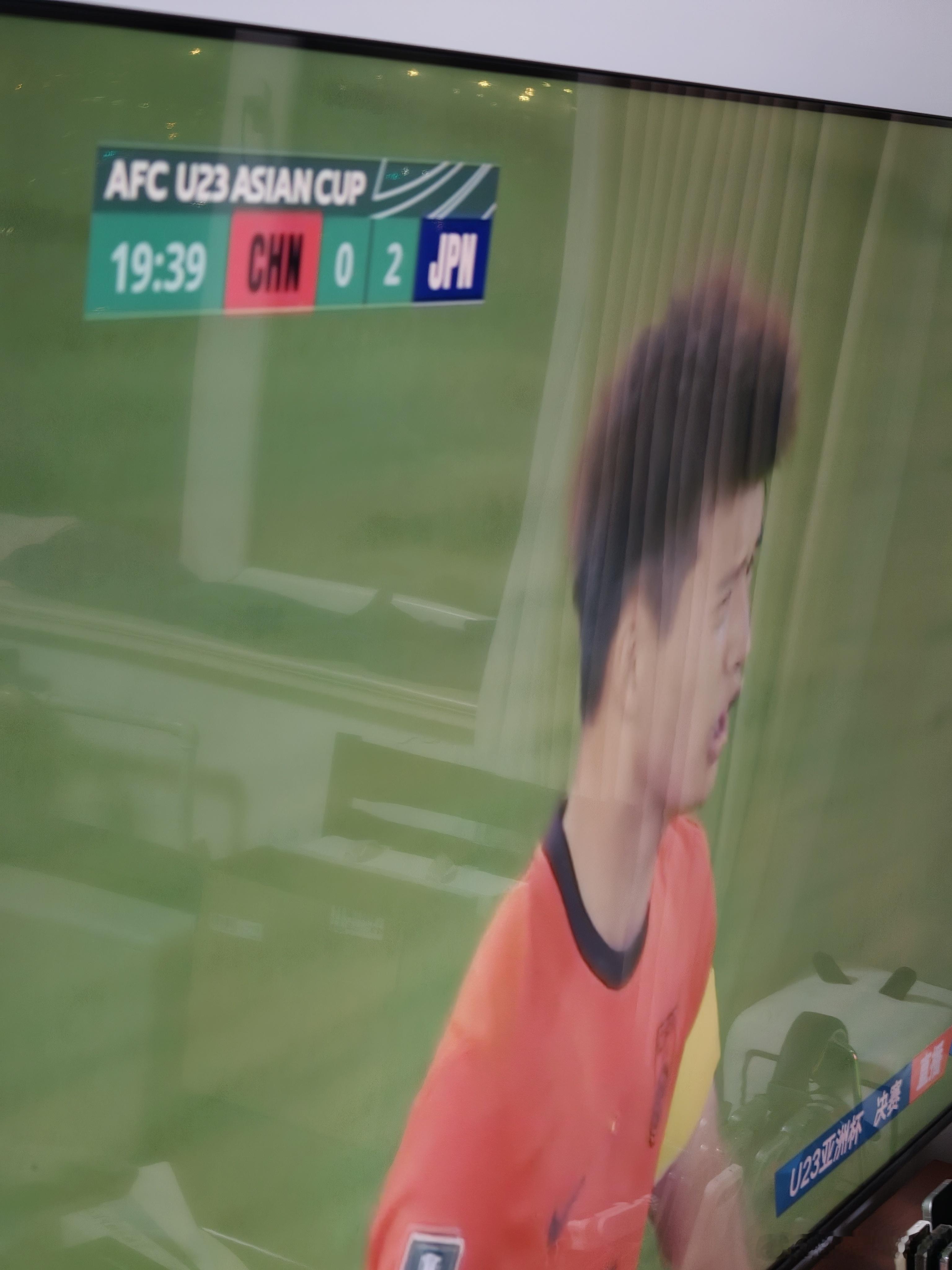 19分钟日本进两个了......抛开立场，这脚质量挺好。u23国足vs日本
