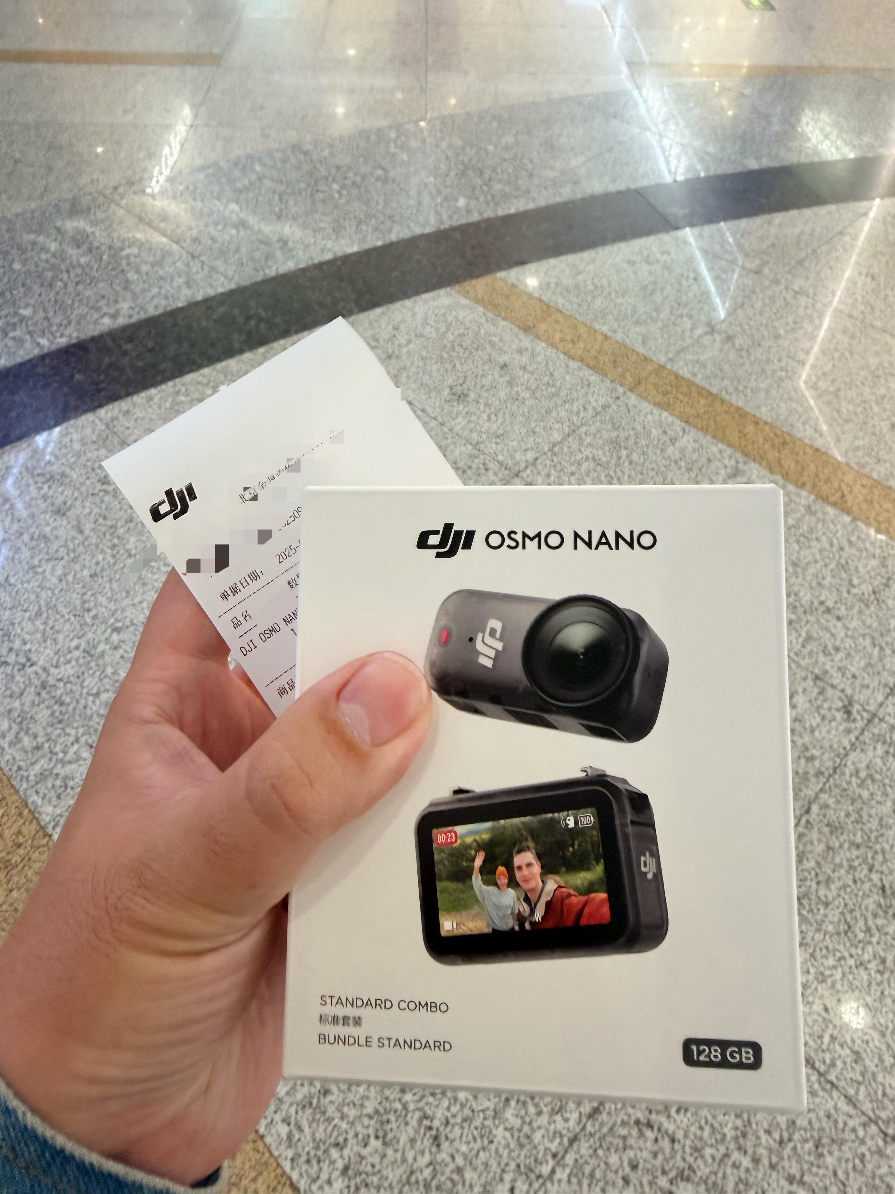 没忍住，提了一台Osmo Nano，然后就收到买买拍4K60发热挂机的消息了。刚