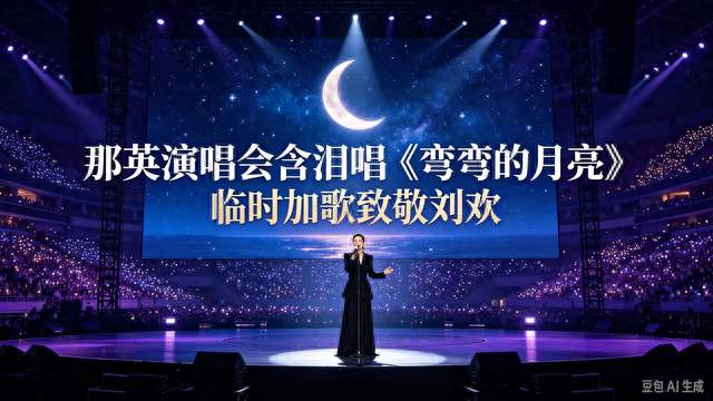 那英演唱会哽咽唱《弯弯的月亮》，临时加歌致敬挚友