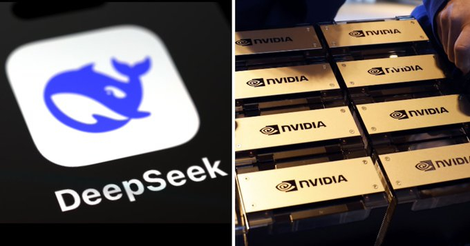 DeepSeek成精 转个观点：美国这边的英伟达逻辑确实受到了挑战，比较乐观的猜