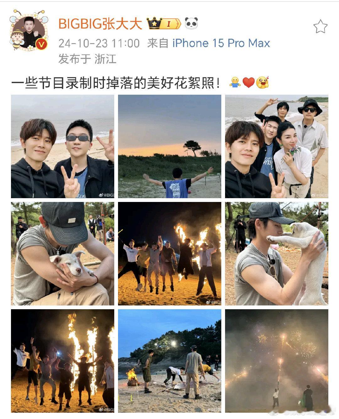 #任嘉伦拍的张大大##任嘉伦拍的嗨放派成员# 任嘉伦拍的嗨放派成员，都是活力满满