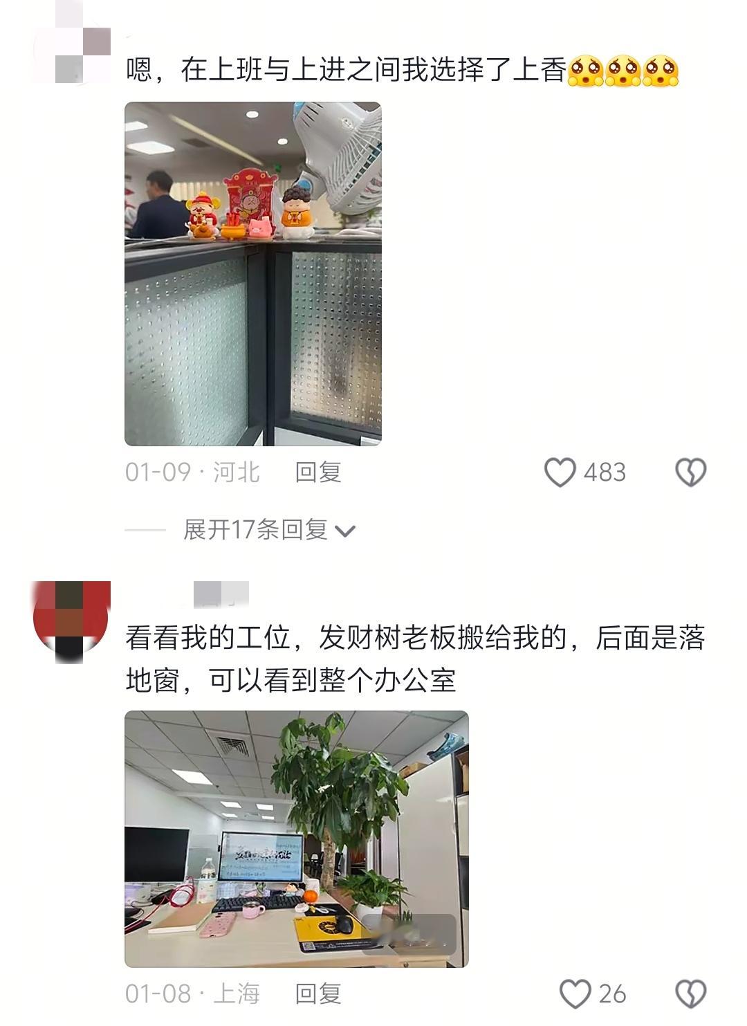 工位风水学入门指南 桌上摆发财树，当代打工人玄学仪式感拉满 ​​​