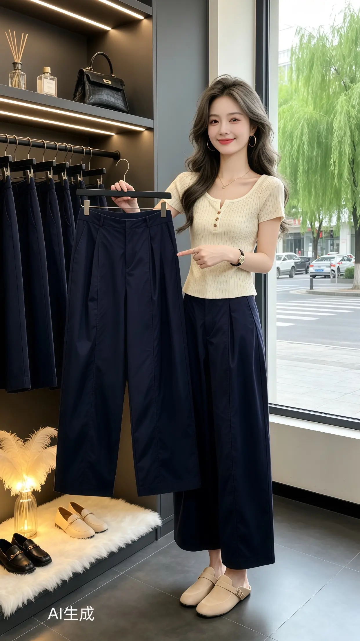 一眼就爱上的神裤 一条百搭又高级的裤子 夏日通勤休闲穿搭 气质女神裤 ...