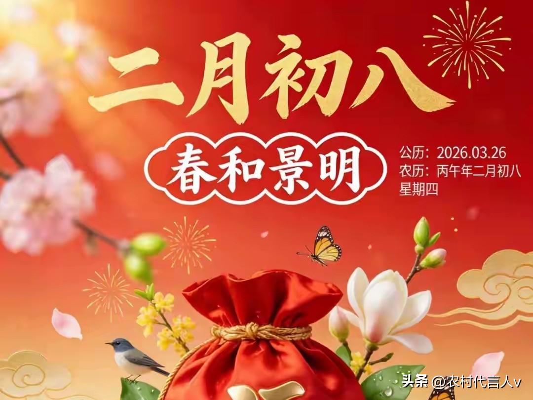 不是迷信，今日二月初八，最不能做的4件事，别忘告诉家人！
 
“二月初八阳气和，