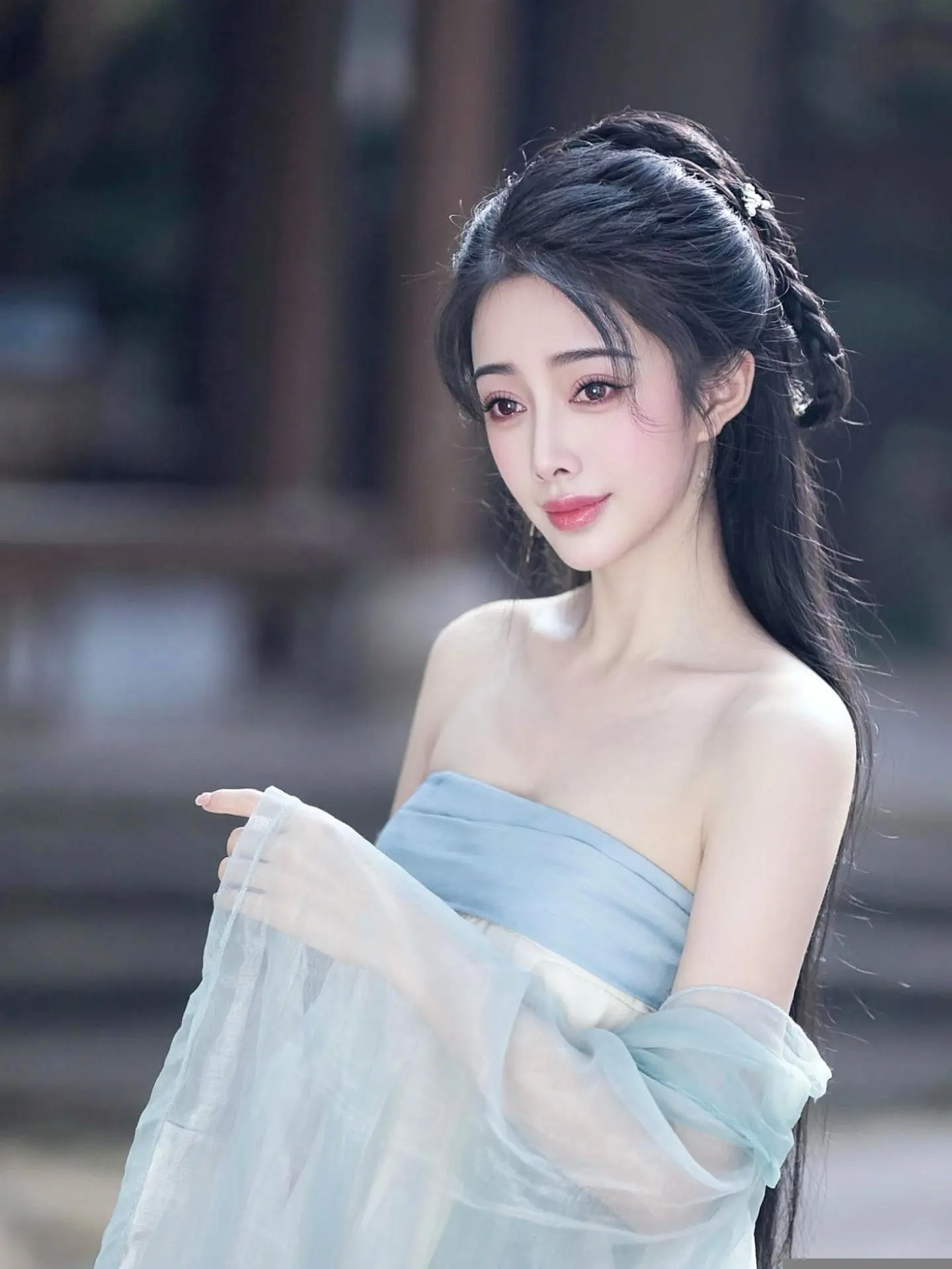 AI忧伤古风写真 ai创作