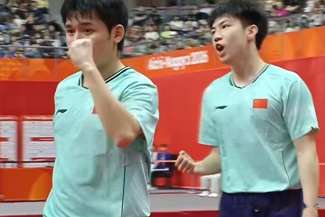 好样的！林诗栋/黄友政4-1逆转松岛辉空/户上隼辅，，率先晋级乒乓球亚运男双决赛