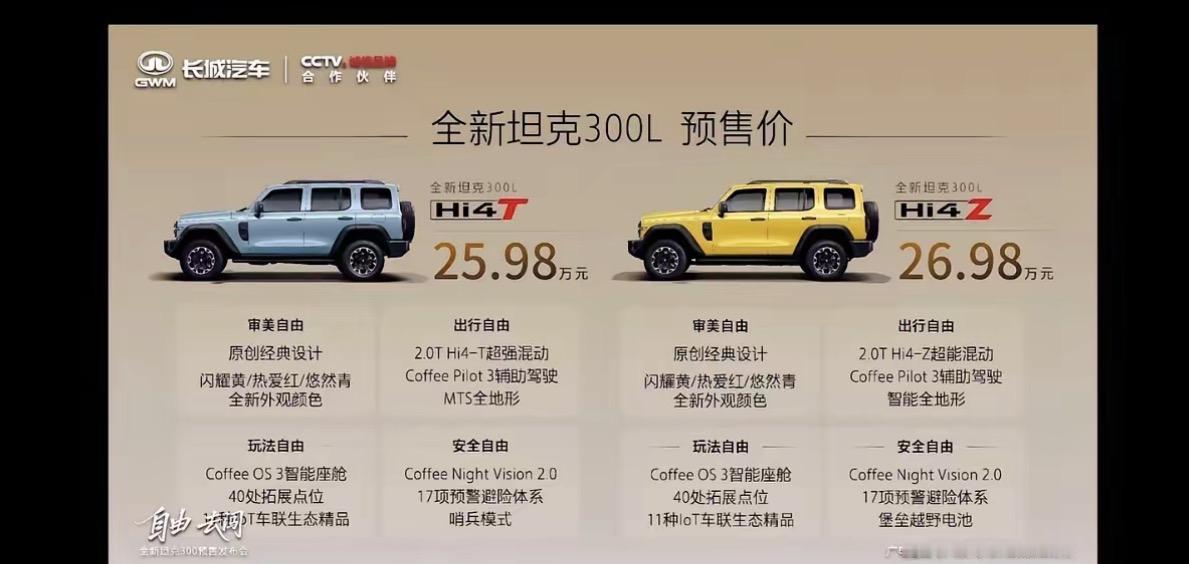 随着全新一代坦克300预售价格正式公布，很多人终于看清，这款车才是撑起坦克品牌销