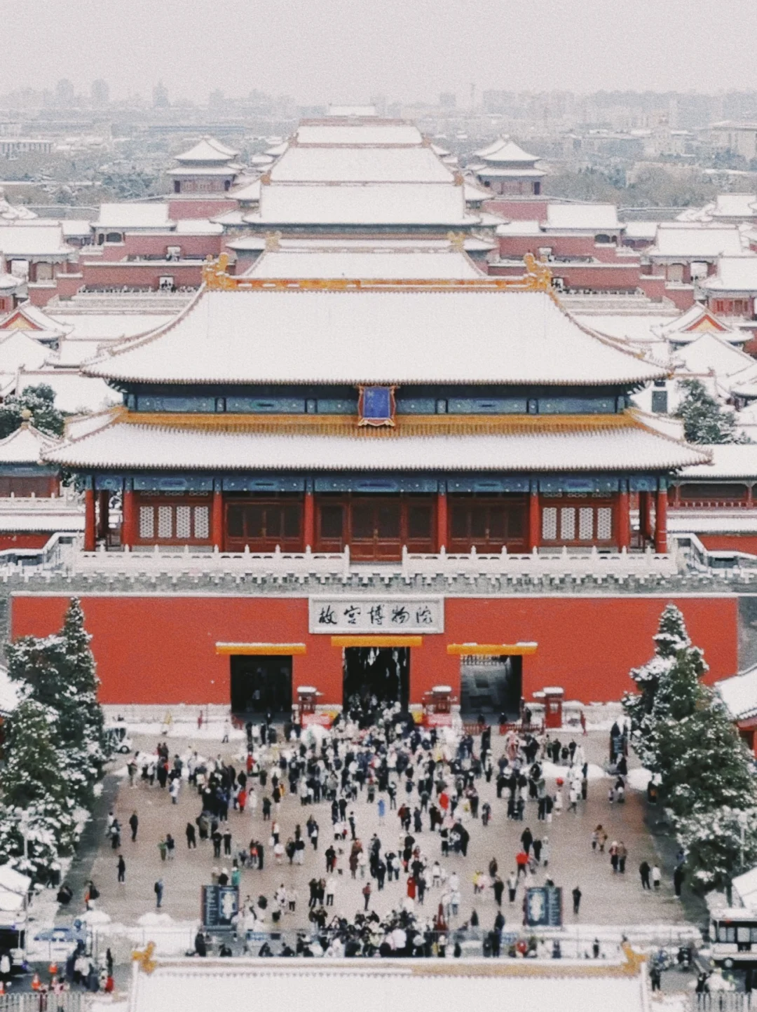 故宫的雪，是一眼万年的京味浪漫😭谁懂
