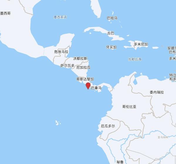 【欧洲地中海地震中心】发布，2025-11-19 18:17:02 在 哥斯达黎