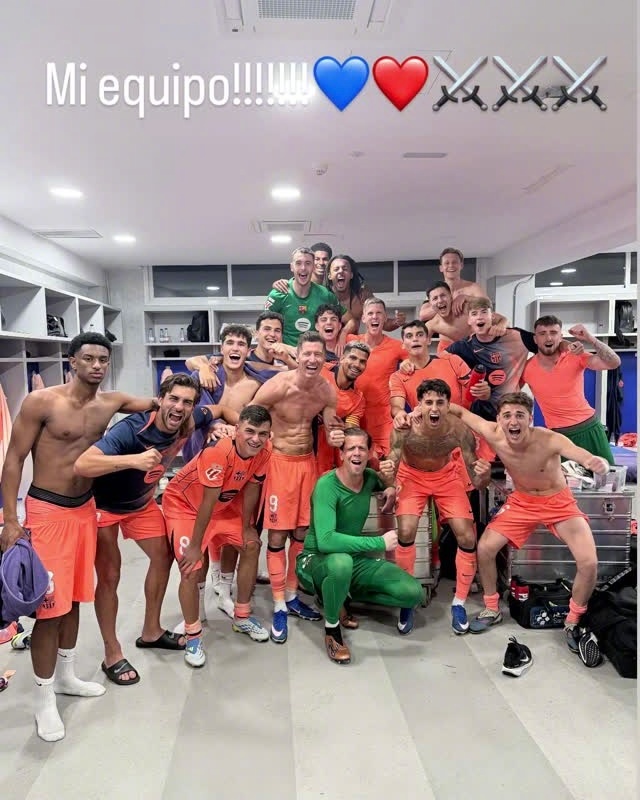 赫塔菲0比2巴萨 来自客场更衣室的胜利结算画面～看这个对人眼睛好📸巴萨 🔴?