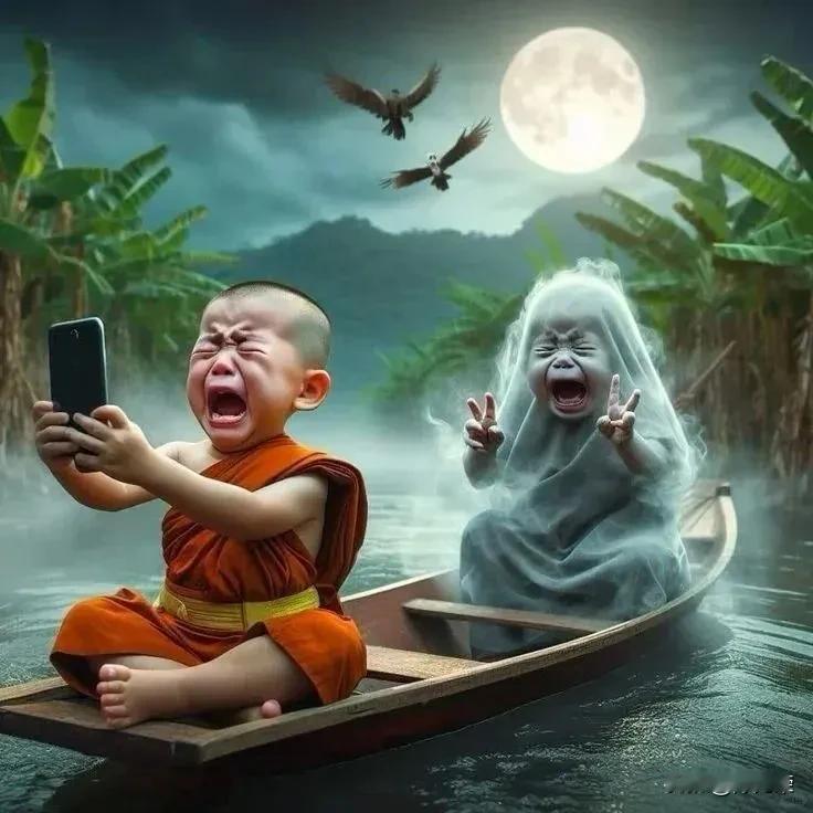 #一句诗记录秋日生活#
《夜游濠河》

轻舟渔火濠河间，无意惊扰多禽梦。静生露珠
