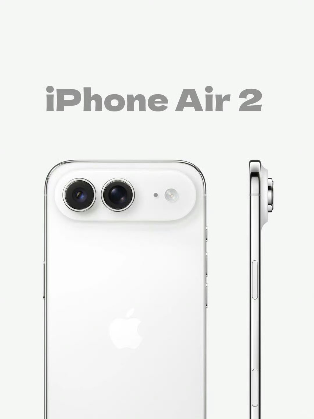 曝iPhoneAir2首发定制超薄FaceID会增加超广角和Face ID，针对