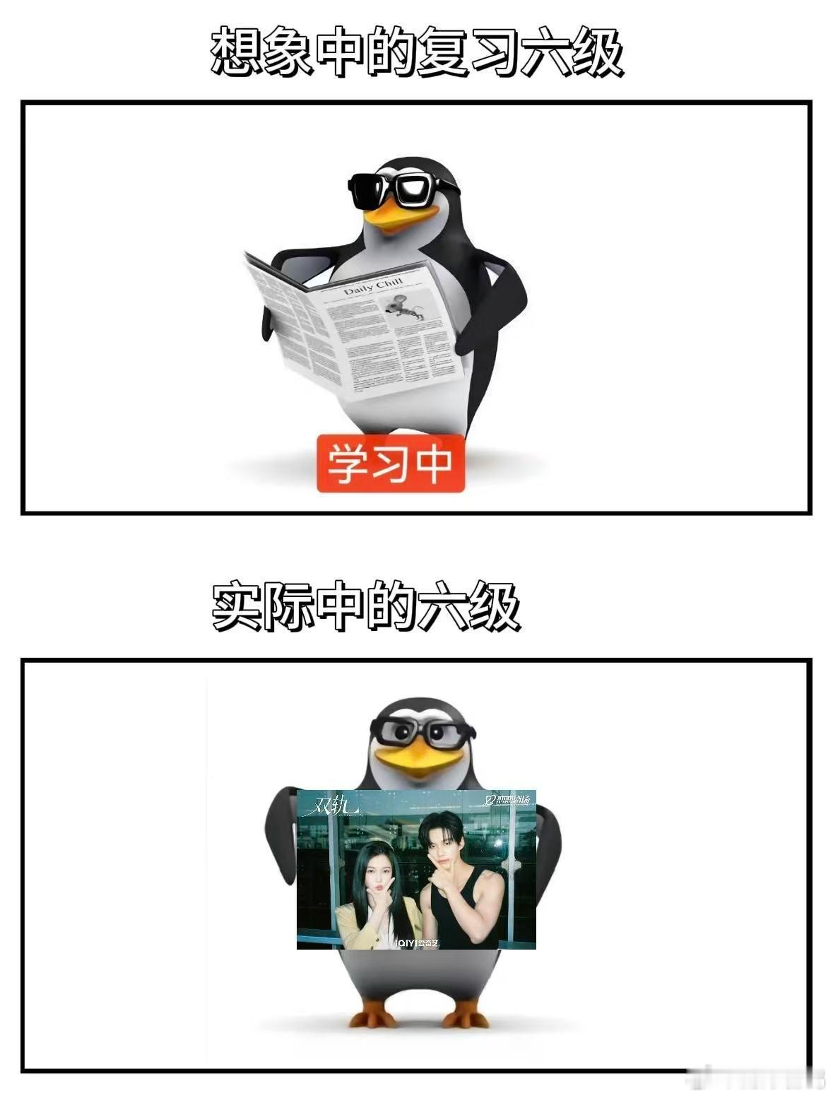 冰冷的英语六级变双轨温暖的六集 备考六级的日子太苦了！还好有《双轨》六集来续命，