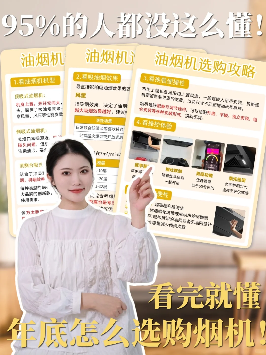 95%的人都没这么懂❗看完GET✅油烟机怎么选