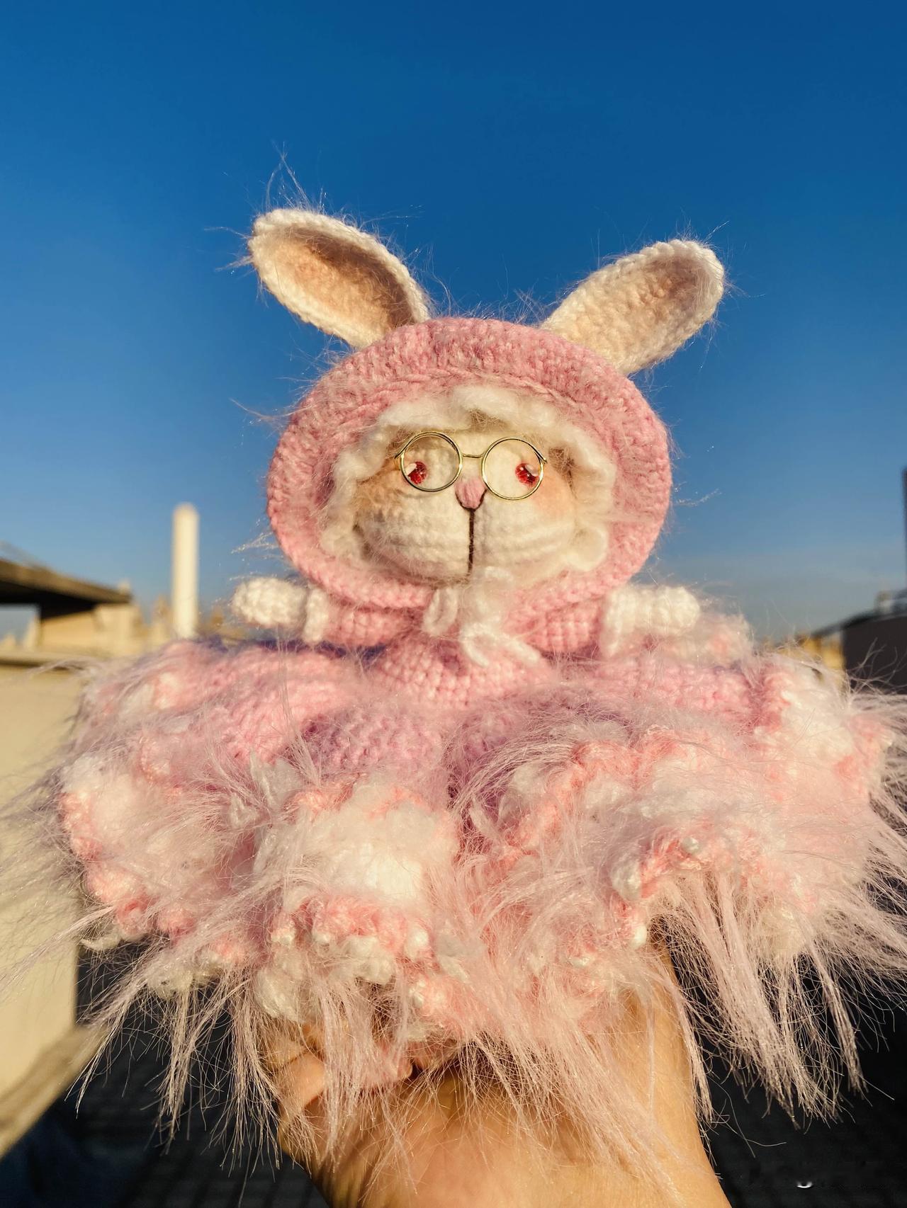 今天来晒晒这两天的钩织作品，纯手工哦～（骄傲脸）

我自己钩的，用毛线钩出来的，