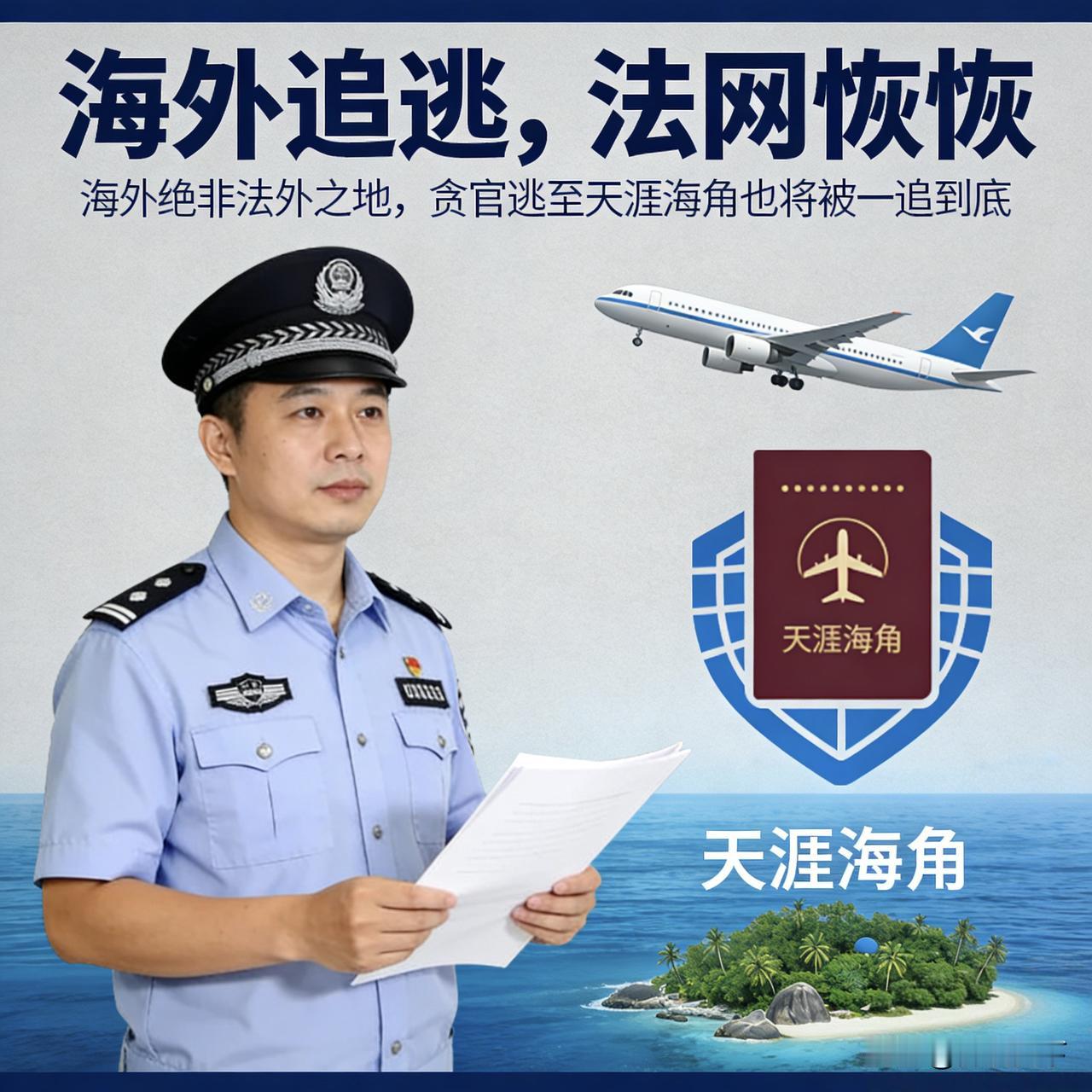 海外绝非法外之地，贪官哪怕逃至天涯海角，也会被一追到底
 
“天网2026”行动