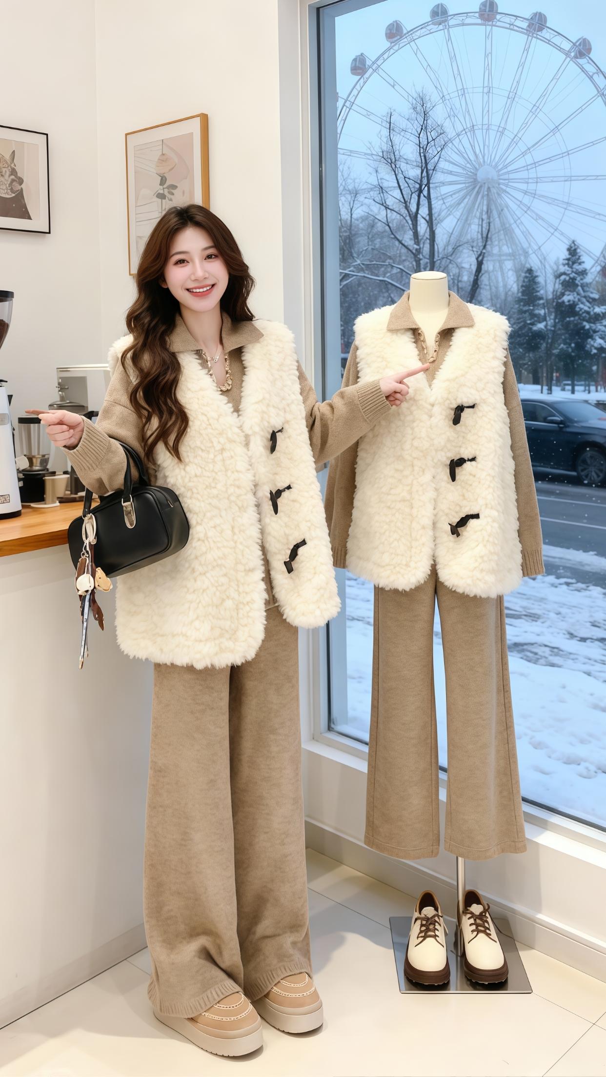 精致穿搭 小个子穿搭 慵懒风 冬季搭配 韩系穿搭