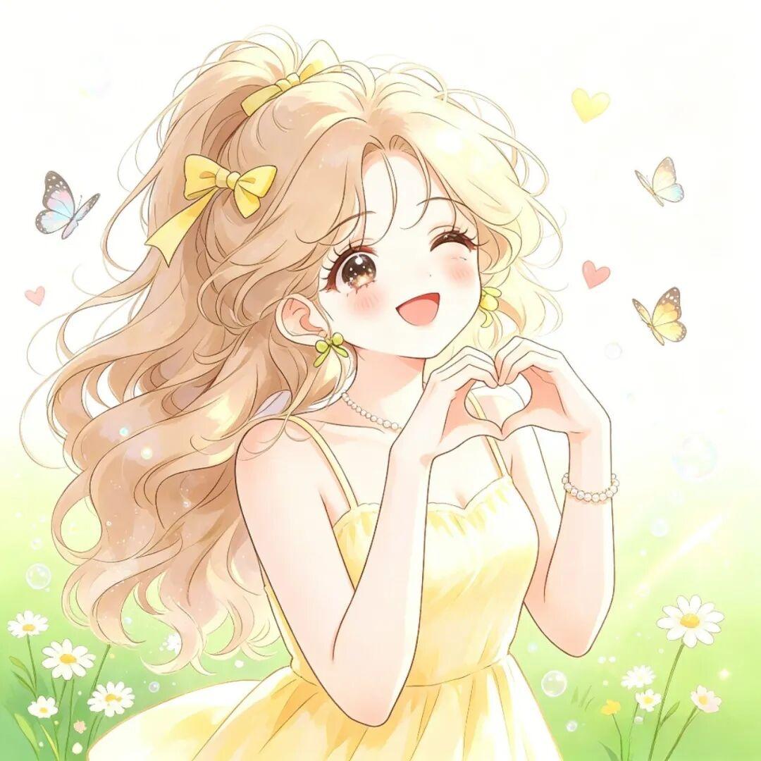 女生头像｜花丛之间，藏着夏日欢喜