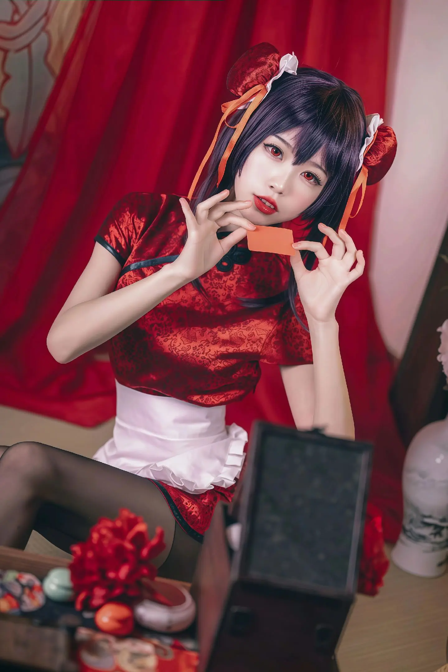 一种很新的cosplay 二次元美图 cosplay 水淼 憧憬成为魔...