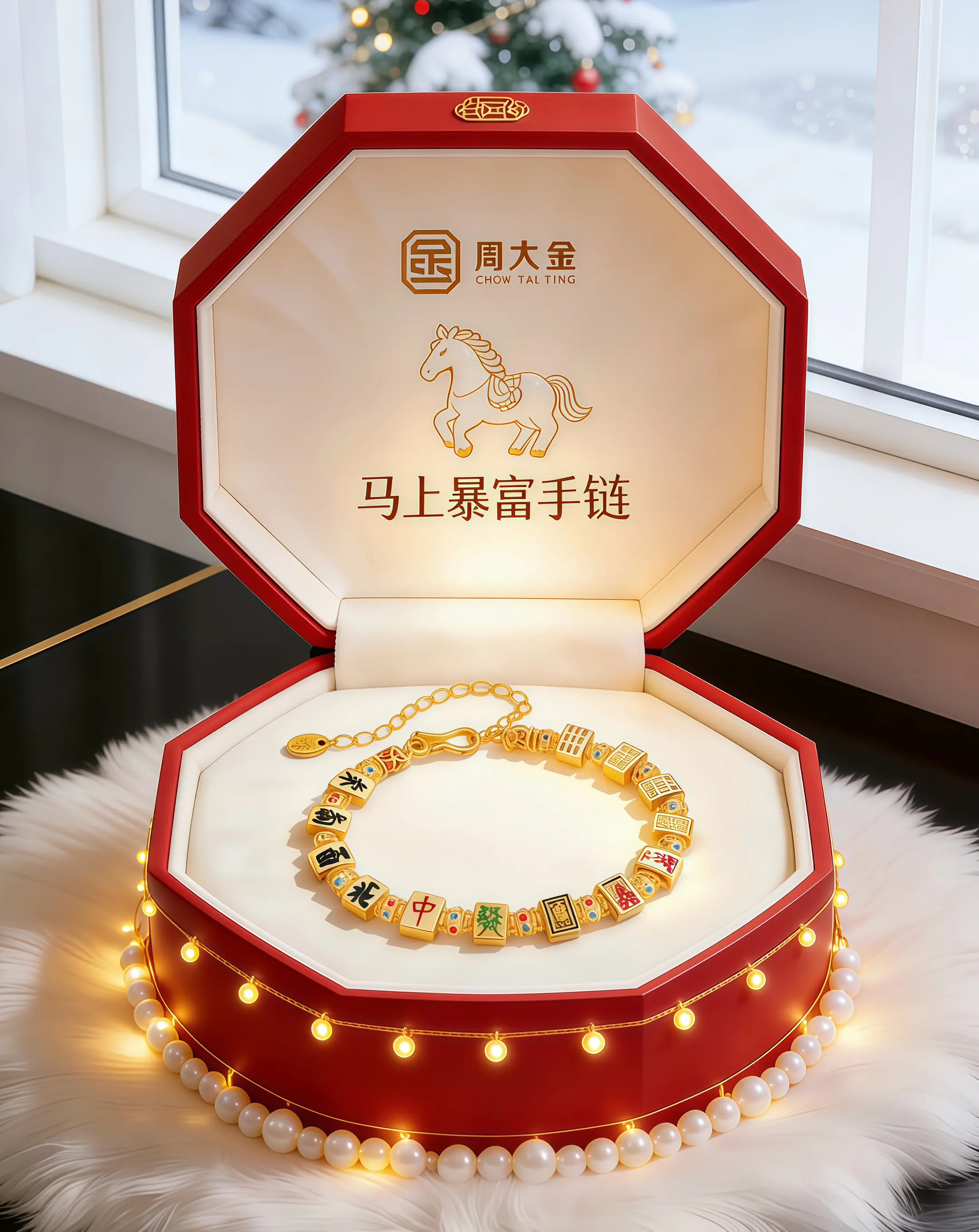 新年礼物情人节礼物 手链新年仪式感 首饰