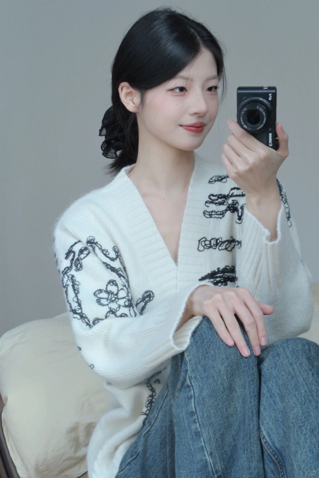 软软糯糯的毛衣开衫太喜欢啦