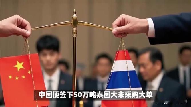 【50万吨泰国大米大单背后！3个真相曝光】🇨🇳🇹🇭
中国突然出手“扫货”