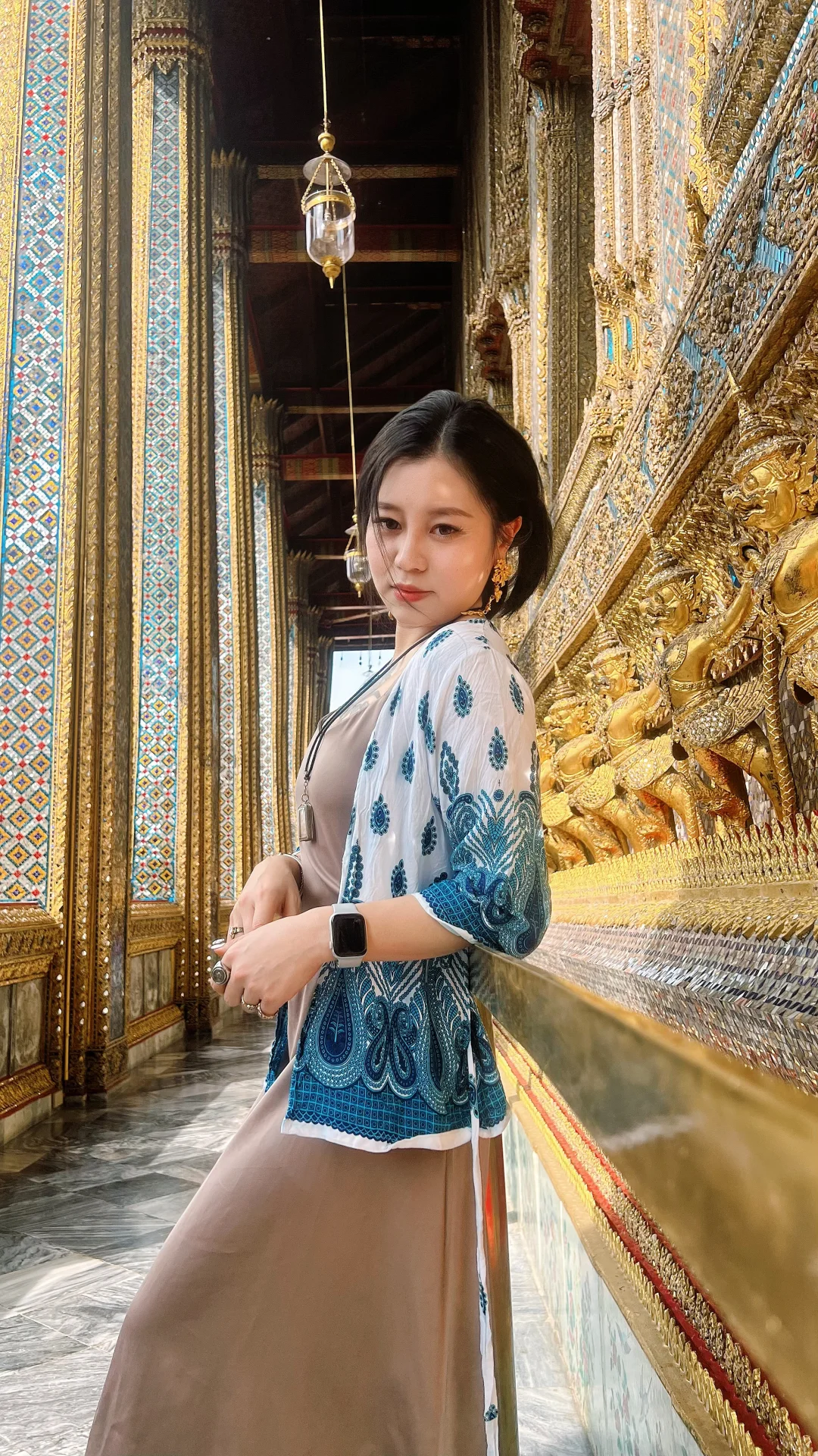 泰国大皇宫玉佛寺看人头