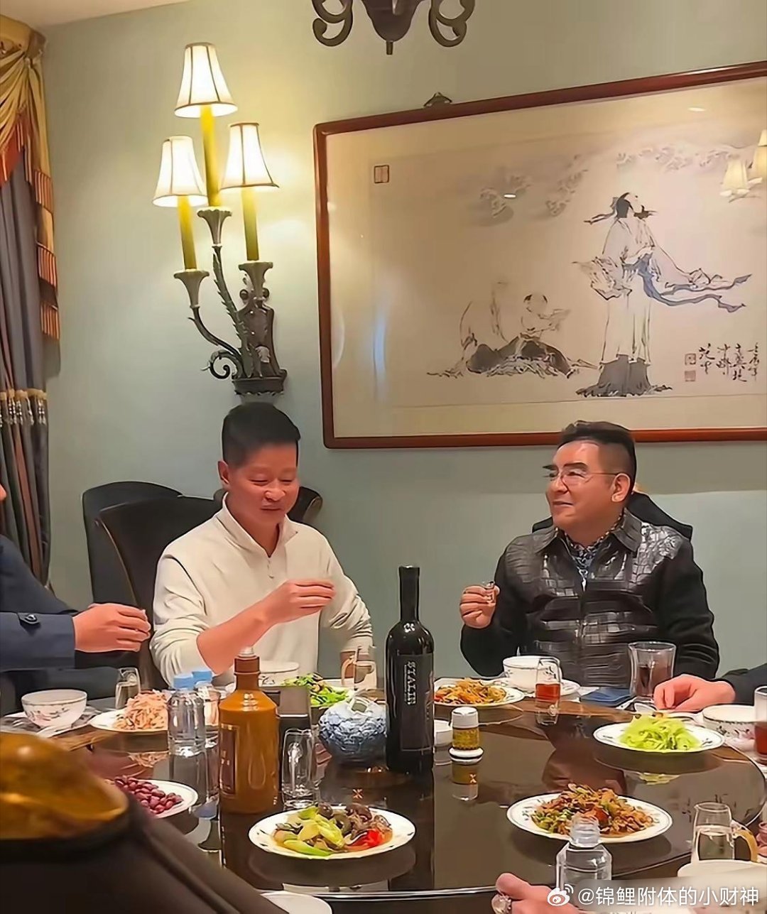 陈光标招待客人全部好酒 