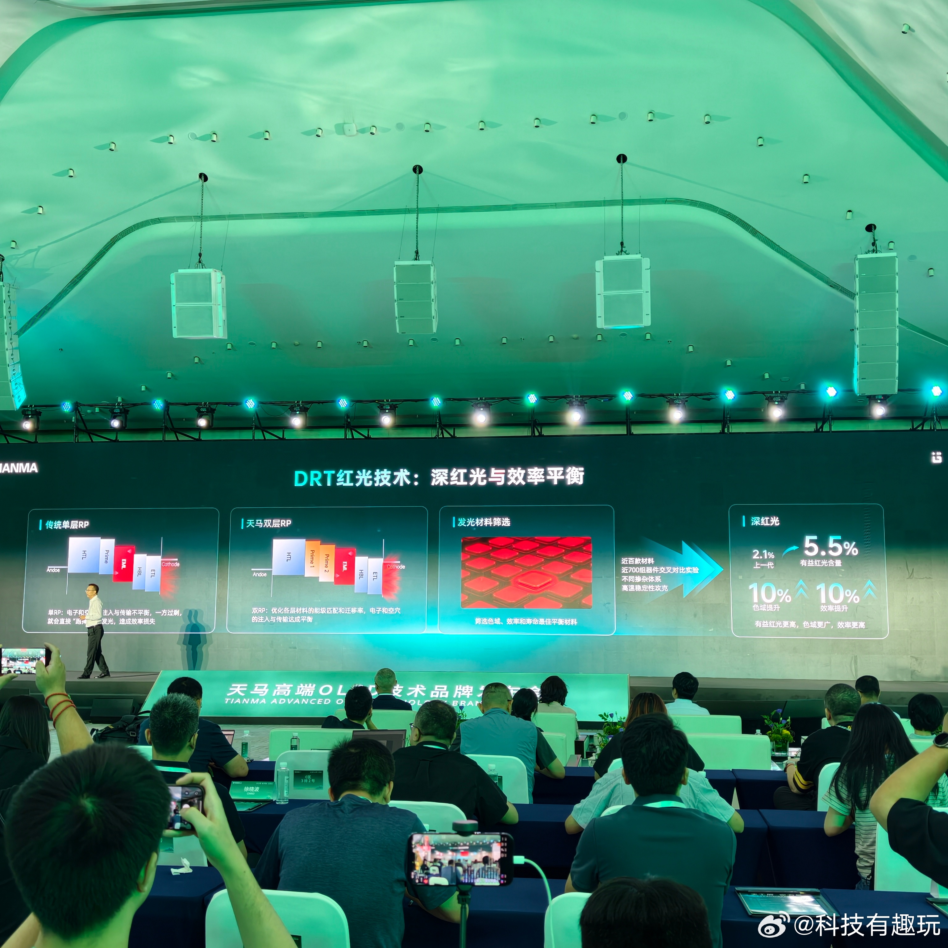2026手机屏幕哪家强天马第二代天工屏这次从最底层的N1原色光谱材料入手，红蓝绿