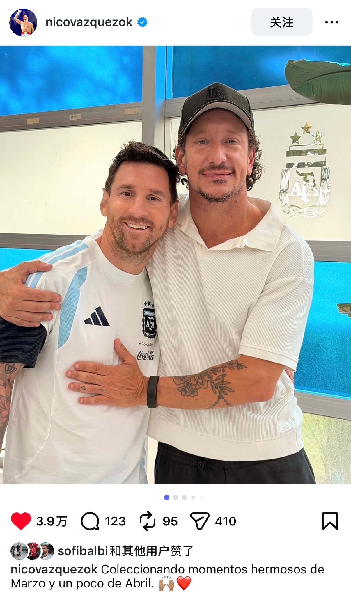 Nico Vaquez更新ins｜收集三月，以及四月里的一点点美好瞬间。🙌🏽