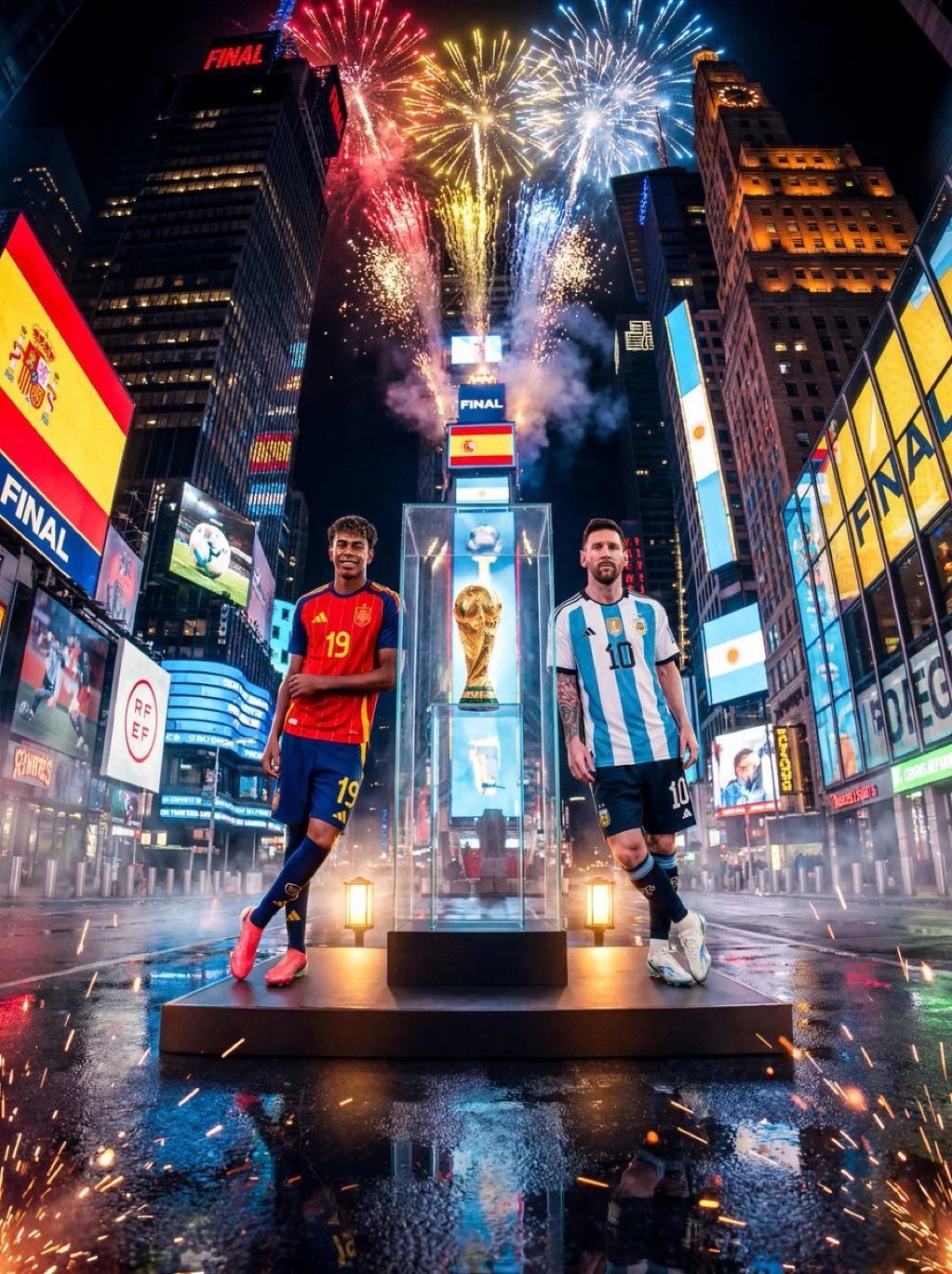 世界第1对世界第2一个是时隔16年重返世界杯决赛，一个是卫冕冠军，连续两届站上最